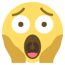 face screaming in fear